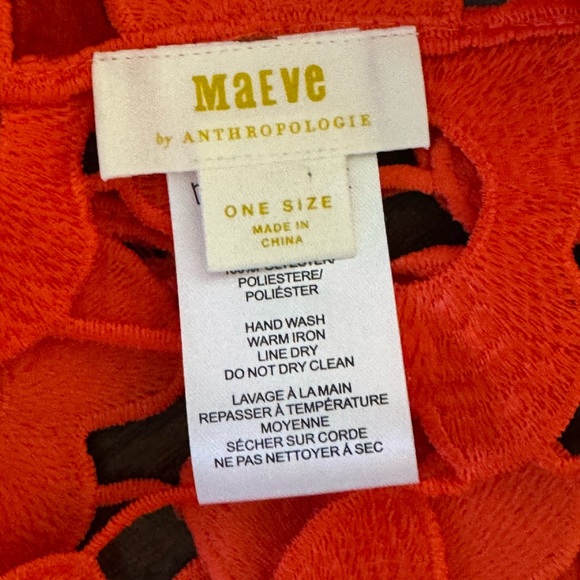 Maeve Orange Floral Cutout Camisole Top - Picture 12 of 13